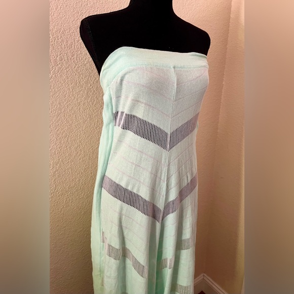 Ioanna Kourbela Mint Green Strapless Knit Jumpsuit Size Small - Picture 8 of 15